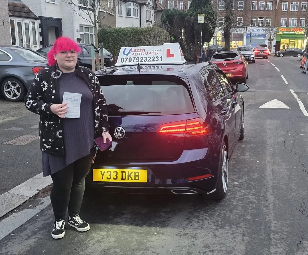 Student 4 passing their driving test